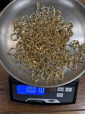 Lote misto de 10 oz de 200+ anéis folheados a ouro meninas crianças joias por atacado comprar usado  Enviando para Brazil