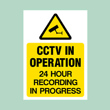 Cctv plastic sign for sale Cctv plastic sign for sale  WARE