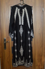 ZARA BOHO ETNICZNA HAFTOWANA SUKIENKA MIDI CZARNA DŁUGI RĘKAW 6895/270 MEDIUM M na sprzedaż  PL