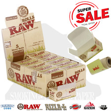 Usado, Raw Rolls Organic Hemp King Size Lunga 5m Cartine Di Canapa Bilogica 12 Rotolini comprar usado  Enviando para Brazil