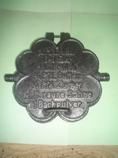 Ancien gaufrier allemand d'occasion  Lorquin