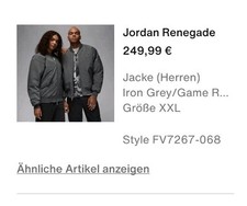 Jordan renegade jacke gebraucht kaufen  Winningen