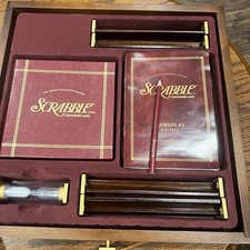 Scrabble luxury wood d'occasion  Expédié en Belgium