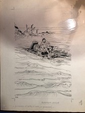 Dessin original illustrant d'occasion  Boulogne-Billancourt