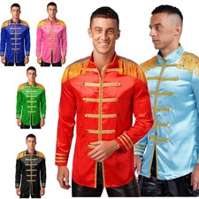 Fantasia cosplay masculina SGT sargento pimenta anos 60 hippie banda de marcha jaqueta comprar usado  Enviando para Brazil