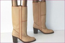 Vintage bottes cuir d'occasion  La Ferté-Bernard