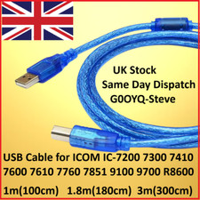 Usb cable icom for sale  HULL