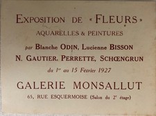 Exposition fleurs aquarelle d'occasion  Paris IV