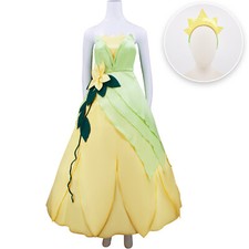 Roupas de Halloween cosplay vestido saias princesa Tiana A Princesa e o Sapo comprar usado  Enviando para Brazil
