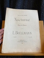 Boellmann nocturne piano d'occasion  Rennes-