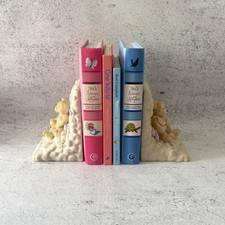 Suportes de livros infantis de ursinho de pelúcia nuvem pastel e design estrela para quarto de bebê ou prateleira comprar usado  Enviando para Brazil