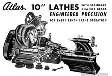 Atlas lathe single for sale  HUNTINGDON