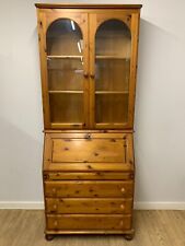 Pine bureau bookcase for sale  WIMBORNE