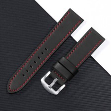 Pulseira de relógio masculina de couro costurado de alta qualidade 18 20 22 24 mm universal comprar usado  Enviando para Brazil