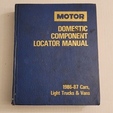 Localizador de componentes domésticos de motor manual 1986-87 1987 autos camiones ligeros y furgonetas segunda mano  Embacar hacia Mexico
