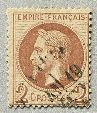 N.26 effigie napoleone usato  Roma
