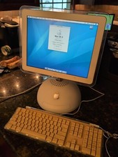 Teclado e mouse vintage Apple iMac G4 17" tela plana comprar usado  Enviando para Brazil