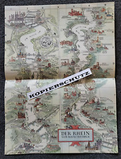 Nostalgie faltkarte rhein gebraucht kaufen  Bad Oldesloe