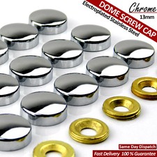 TAMPAS DE TAMPA DE PARAFUSO CÚPULA ESPELHO CROMADO GALVANIZADO ROSCADO ENTRADA DE AÇO INOXIDÁVEL comprar usado  Enviando para Brazil
