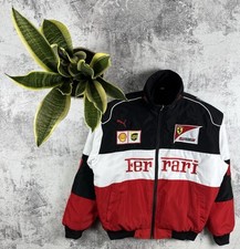 Chaqueta acolchada vintage Ferrari mediana Fórmula 1 Bomber Y2K 90s Racing Moto segunda mano  Embacar hacia Mexico