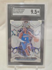 2023-24 Panini Mosaico Jalen Williams Branco Prizm #41 OKC Thunder 18/25 comprar usado 2023-24 Panini Mosaico Jalen Williams Branco Prizm #41 OKC Thunder 18/25 comprar usado  Enviando para Brazil