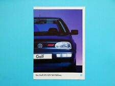 Usado, Prospekt / Katalog / Broschüre - VW Golf III - GTI und GTI 16V - Edition - 11/94 comprar usado  Enviando para Brazil