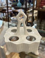 Antigo rack de ovos cozidos inglês branco porcelana servidor Caddy Carltonware Inglaterra comprar usado  Enviando para Brazil