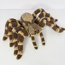Folkmanis Grande 13” Tarántula Araña Marioneta de Mano Peluche Marrón Negro Rayas segunda mano  Embacar hacia Mexico