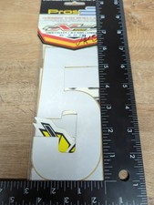 #5 N-Style Pros3 6x2.75 adesivos de placa de matrícula de motocicleta branco pacote com 3 #N003-5W comprar usado  Enviando para Brazil