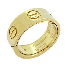 ANEL DE AMOR AUTÊNTICO CARTIER ATLAS OURO AMARELO 18K 750 YG #52 FEMININO F/S comprar usado  Enviando para Brazil