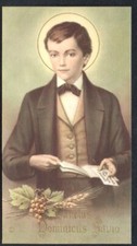 Cartão sagrado antigo de Santo Domingo Savio santino imagem pieuse estampa comprar usado  Enviando para Brazil