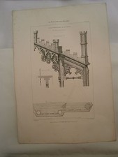 Planche gravure mobilier d'occasion  Lunéville