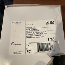 Usado, Kit de caixa de piso Hubbell RF400 PVC com tampa de PVC cinza comprar usado  Enviando para Brazil