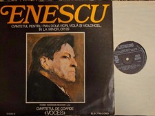 Rare LP Enescu piano Q-tet op29 Yvonne Piedemonte Prelipcean piano NMFREE SHIP na sprzedaż  PL