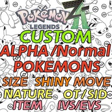 Pokemon Legends ZA ✨ANY Z-A SHINY Pokemons ALPHA Personalizados - OT/SID - ENVIO INSTANTÂNEO comprar usado  Enviando para Brazil
