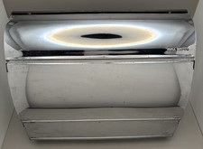 Dispensador de cozinha vintage folheado 3 compartimentos papel toalha papel cera folha EUA, usado comprar usado  Enviando para Brazil