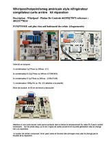 Whirlpool / Hotpoint / Smeg US Style Fridge Freezer Rear Board PCB Repair Kit comprar usado  Enviando para Brazil
