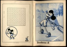 Mickey mouse quaderno usato  Fontegreca