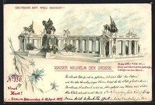 Berlin denkmal kaiser gebraucht kaufen  Berlin