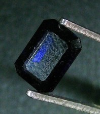 Saphir naturel bleu d'occasion  Belleville