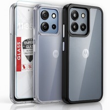 Capa telefone fina à prova de choque + vidro tela para Motorola Moto G Power (2025) comprar usado  Enviando para Brazil