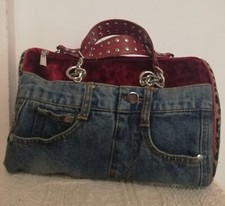 Borsa bauletto fantasia usato  Savona