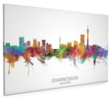Johannesburg skyline poster for sale  UK