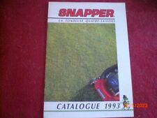 1993 snapper mowers d'occasion  Expédié en Belgium