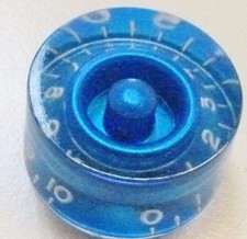 Botón Velocidad Guitarra Velocidad Pomo en perlado azul comprar usado  Enviando para Brazil