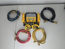 Coletor de refrigerante Fieldpiece SM480V 4 portas SMAN com medidor de mícron com mangueiras comprar usado  Enviando para Brazil