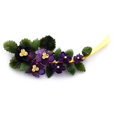 Veilchen brosche amethyst gebraucht kaufen  Göttingen