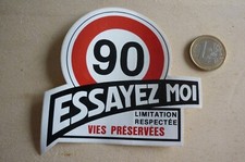 Rare autocollant automobile d'occasion  Buzançais