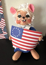 Annalee 6" Patriótico 4 de Julho BETSY ROSS Mouse Marrom com Boneca Bandeira 🎆2013 comprar usado  Enviando para Brazil