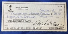 Willie mccovey signed for sale  Washington Boro